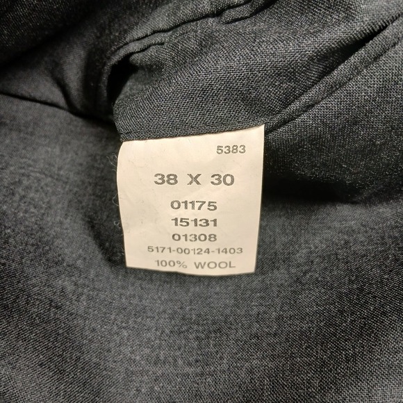 Jos A Bank Classic Collection Men's 44R Gray Wool Suit 2-Button 38x30 Pants - Picture 11 of 15